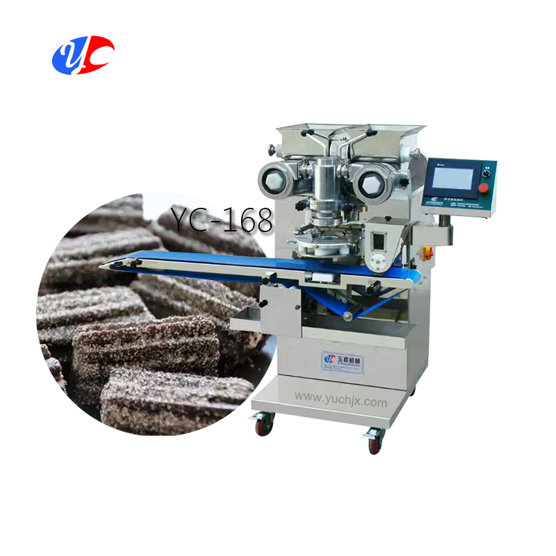 Wholesale Dealers of Semolina Maamoul Machine - YC-168 Automatic Filled Churros Encrusting Machine – Yucheng