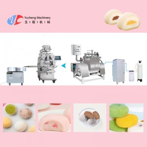Endüstriyel Fabrika Kullanımı Otomatik Dondurma Mochi Makinesi