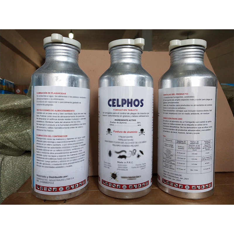 Fosfură de aluminiu 56% Tabletă Pesticid insecticid pentru uciderea șoarecilor