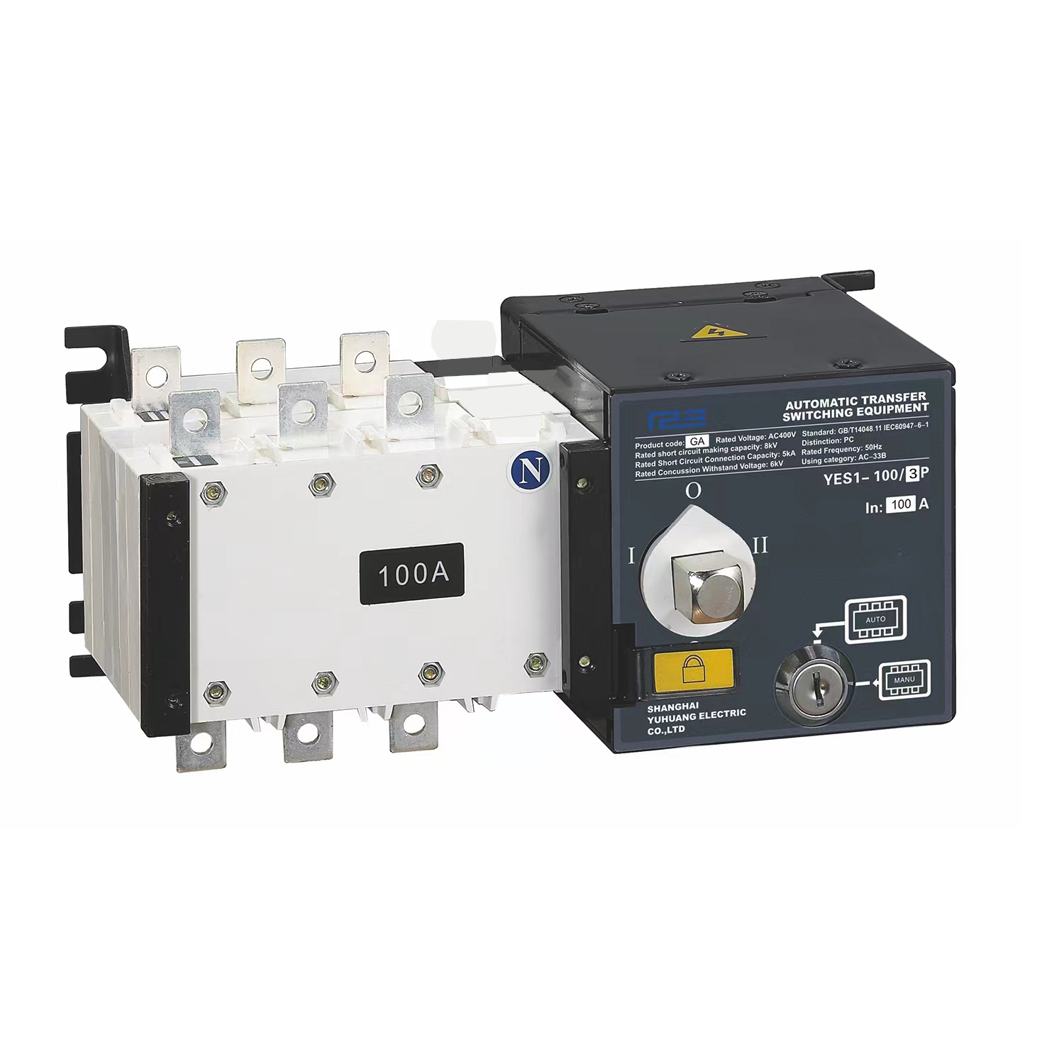 Reasonable price Automat Transfer Switch Control - PC Automatic transfer switch YES1-100G – One Two Three