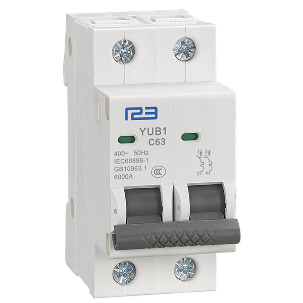 Factory Cheap Hot Cam Starter - Miniature circuit breaker YUB1-63/2P – One Two Three