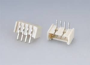 Conector fir-la-placă seria YWMX125 Pas: 1,25 mm (.049 inchi) Tip de intrare laterală cu un singur rând Interval de cablu: AWG 28-32