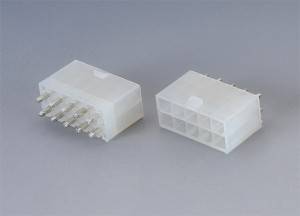YWMX420-serie Wire-to-Board-connector Pitch: 4,20 mm (.165 ″) Dual Row Top Entry DIP-type Draadbereik: AWG 14-26