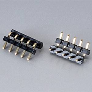 Rozstaw pinów: 2,54 mm (0,100 ″) Jednorzędowy kąt prosty Podwójny plastik