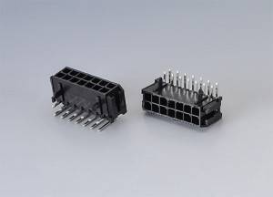 YWMF300 Series Wire-to-Board connector Pitch: 3.00mm(118″) Dual Row Side Entry DIP Type Wire Range: AWG 20-24