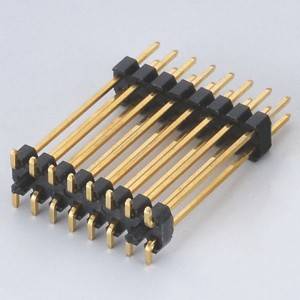 Pin Header  Pitch:2.0mm(.047″) Dual Row  Horizontal SMD Type  Dual plastic