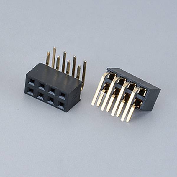 Good Quality 5.08mm Pitch Pin Header -
 Female Header  Pitch:1.27mm(.050″)  Dual Row  Right Angle 90° – Yuanyue