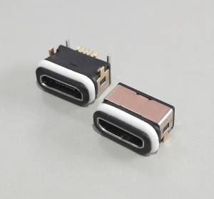 વોટરપ્રૂફ માઇક્રો USB2.0 સ્ત્રી 5Pin B પ્રકાર SMD&R/A