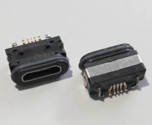Vodotěsné Micro USB 2.0 samice 5pin SMD typu