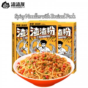 Spicy Rice Noodles with Braised Pork