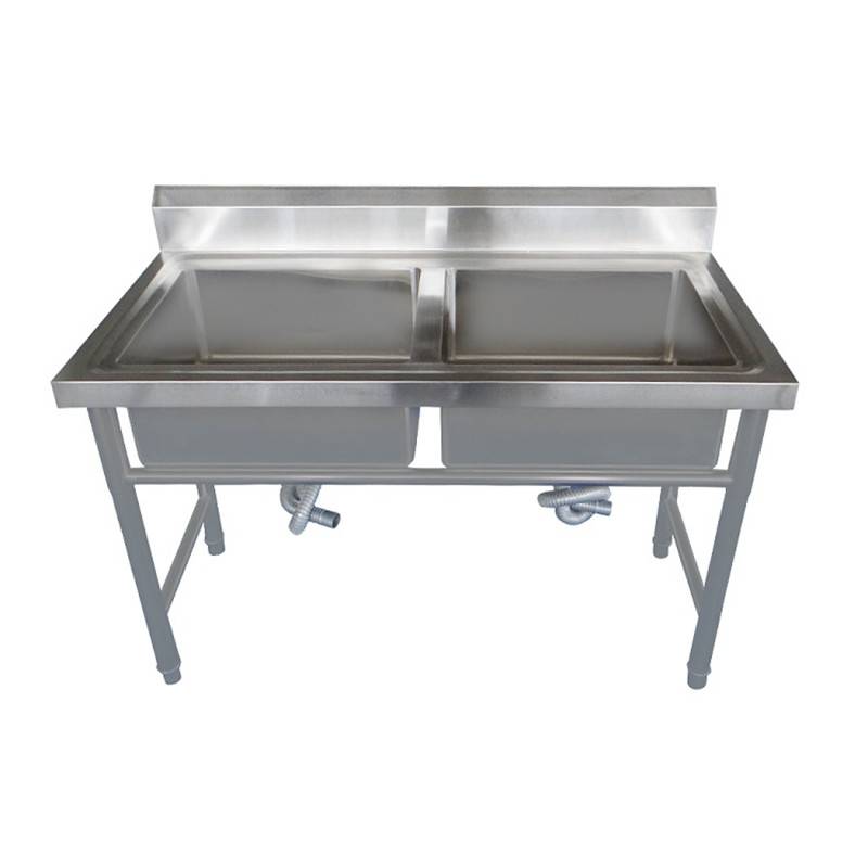 Best quality Stainless Steel Sink Bench Without Faucet – Double bowl stainless steel sink 02 – Eric