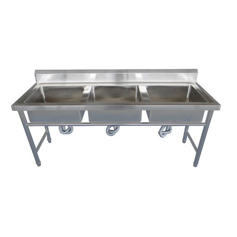Triple bowl stainless steel sink Enhanced Functionality and Modern Design