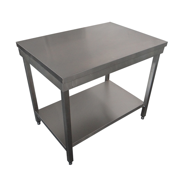 Fitur meja kerja stainless steel