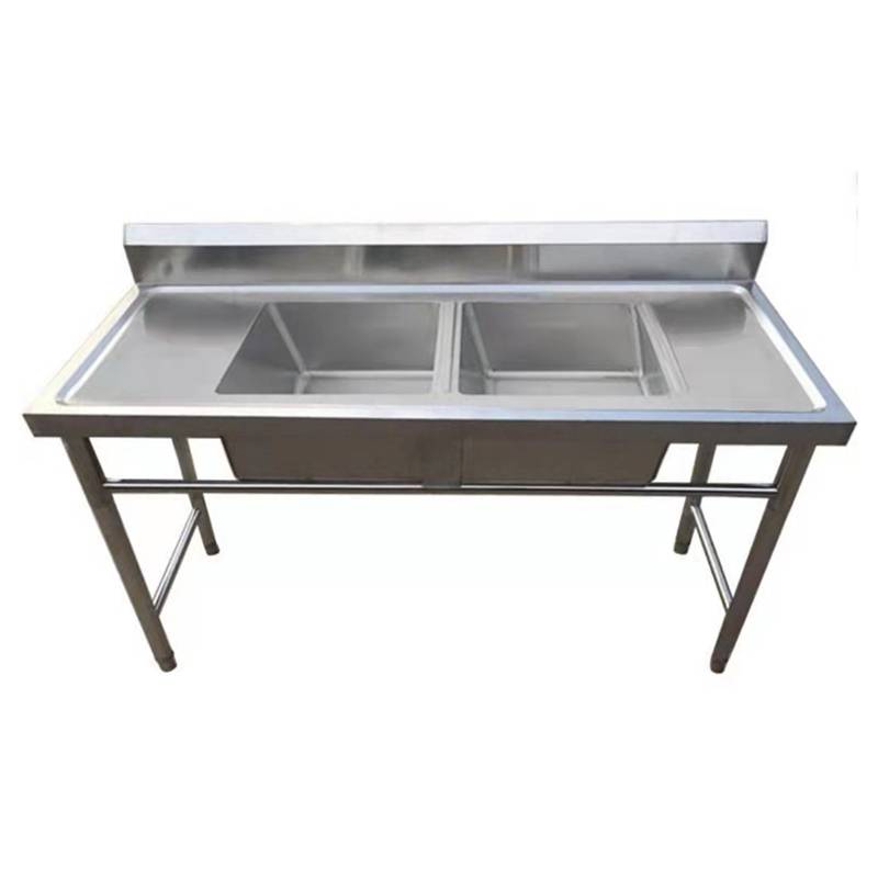 OEM/ODM China 304 Stainless Steel Luxury Single Bowl Commercial Nano Gold Black Apron Handmade Kitchen Sink
