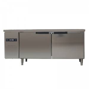 Commercial Stainless Steel 2 Doors Under Counter Refrigerator
