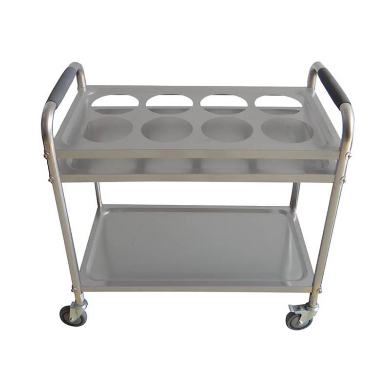 Hot-selling Kitchen Stainless Steel Shelves - 2 layer food service cart 04 – Eric