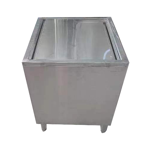 Комерційне кухонне обладнання Eric – шафа для льоду з нержавіючої сталі
