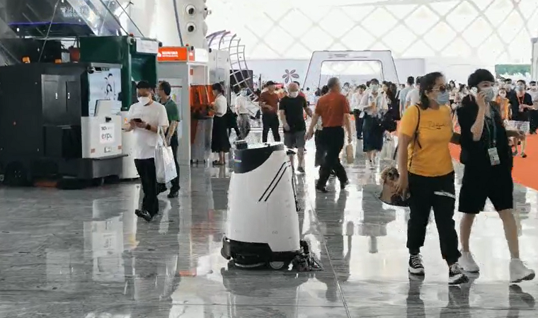 huanqiu.com: Dazzling Appearance of Intelligence.Ally Technology Robots at China International Consumer Products Expo