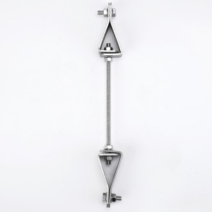Curtain wall stainless steel pull rod anchor