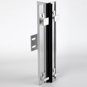 Fabriksengros aluminium monteringsbeslag profil til terracotta paneler fiksering beklædningssystem