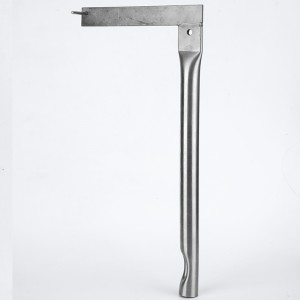 Omkostningseffektivt metalrøranker i rustfrit stål til fastgørelsessystem for stengardin marmorvægbeklædning