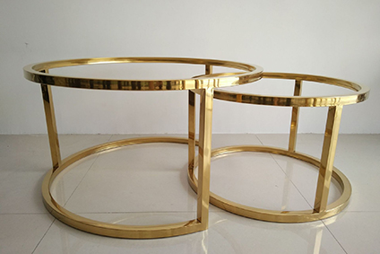 Stainless steel furniture, tea table rack, stool feet and other solutions