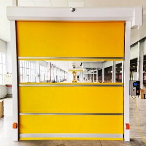 Πόρτες υψηλής ταχύτητας PVC για εργοστάσια Γρήγορες & Αυτόματες