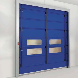 PVC High-Speed ​​Windproof Door kalawan Fireproof & Fitur Anti Ciwit