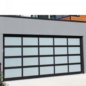 Stylish 9×7 or 9×8 Aluminum Garage Door with Motor