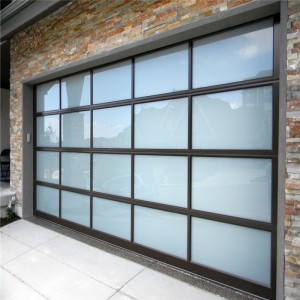 Stylish 9×7 or 9×8 Aluminum Garage Door with Motor