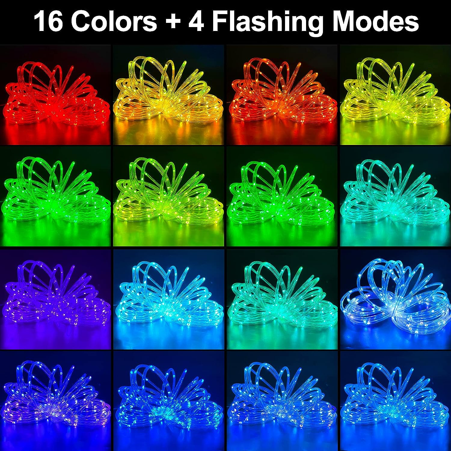 Battery Operated Rope Lights Mesh Tube LED Fairy Lights | ZHONGXIN Featured Image