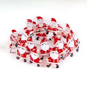 Battery Operated Santa Claus LED String Lights Manufacturer | ZHONGXIN