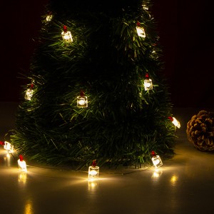 25 LED Battery Operated Copper Wire Christmas String Lights