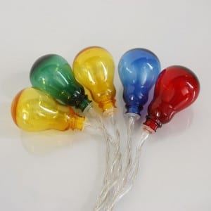 20 LED Plastic Multicolor Bulb String Light