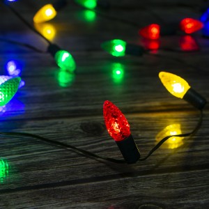 20 Count LED Multicolor Mini C3 Bulb Strawberry Christmas String Light