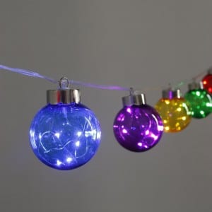 Multicolor LED Plastic G65 Bulb String Light