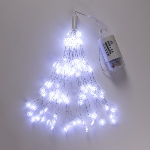 120 LED 8 Modes Dimmable Hanging Starburst Lights CHRISTMAS Decoration Music Sync Firework Lights