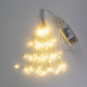 120 LED 8 Modes Dimmable Hanging Starburst Lights Music Sync CHRISTMAS Firework Lights