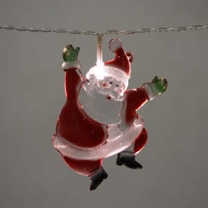 Plastic Dancing Santa Claus Style LED String Light