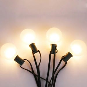 Globe String Light G50 10 Count Bulbs for Decorative Use