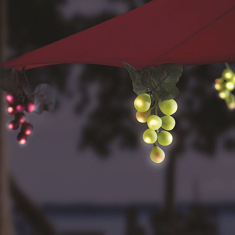 Solar Grape Lights String for Patio Umbrella Featured Image