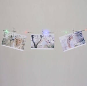 Battery Operated Photo Transparent Clip String Lights KF67218