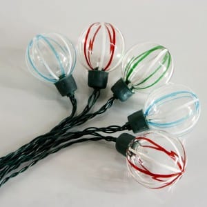 Cheap price Popular Clear Glass Bulb Christmas Tree Patio Decoration Rope Festoon Fairy Lighting  Copper Wire Led String Light
