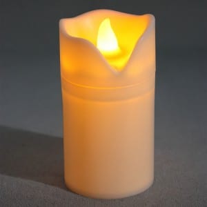 Battery LED Candle With Timer Function KF680626