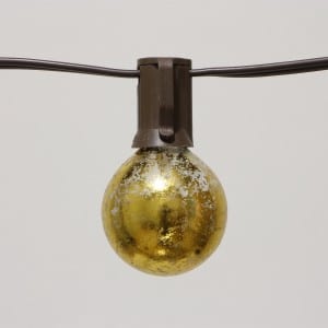 10 Bulbs Globe Light G40 String for Party Decor