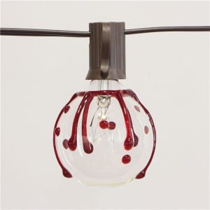 10 Bulb Lights String Halloween Blood Drop Style