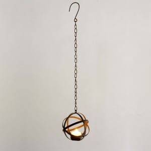 Solar Tea Light Candle with Metal Ball Holder
