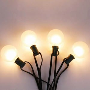 Globe String Light G50 10 Count Bulbs for Decorative Use