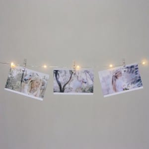 Battery Operated Photo Transparent Clip String Lights KF67218