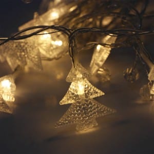 20 LED Plastic Christmas Tree Battery Operated String Light